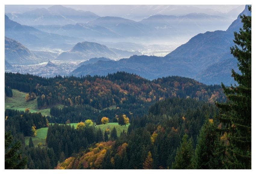 Landscape Mountains Panorama Autumnal