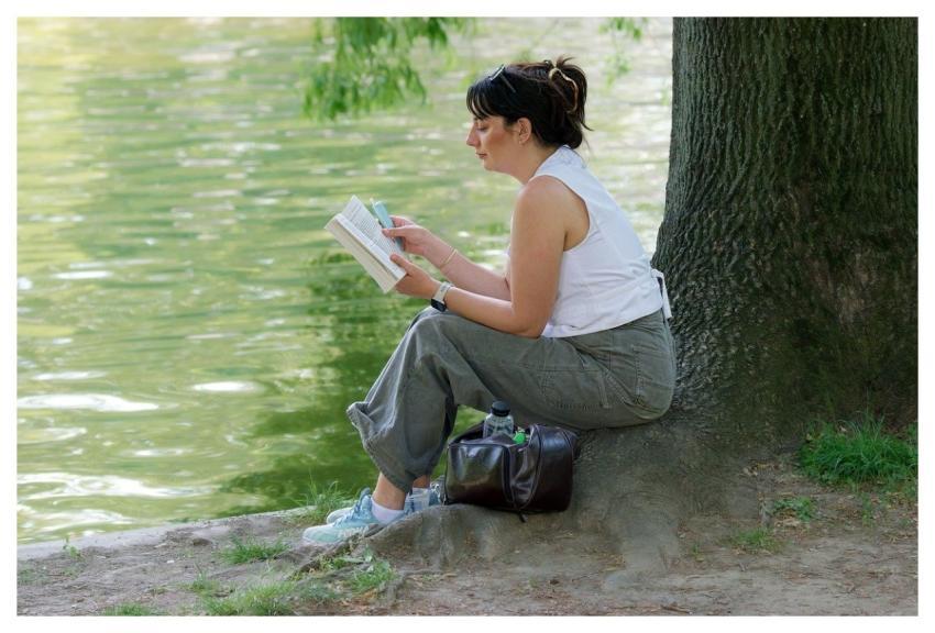Woman Young Girl Reading