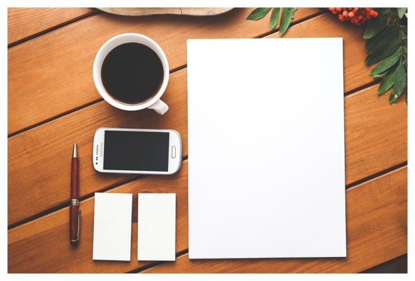 Coffee Phone Paper Business