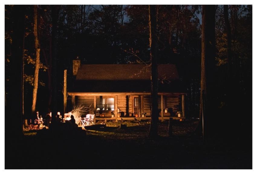 Barn Cabin Fire Bonfire