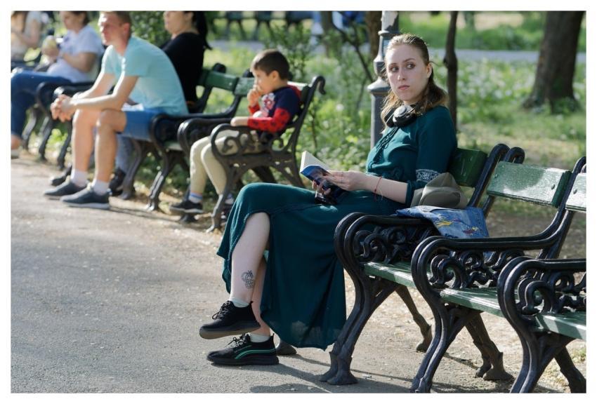 Woman Young Book People