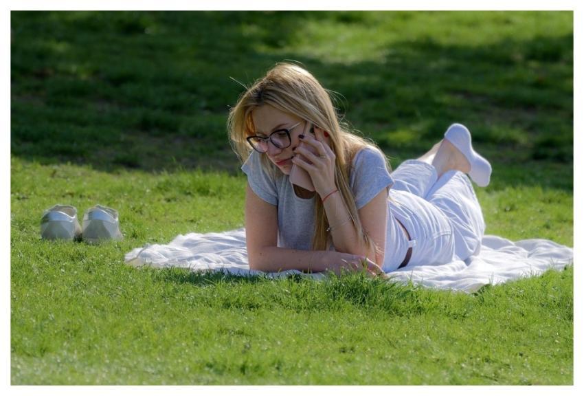 Woman Young Blond Casual