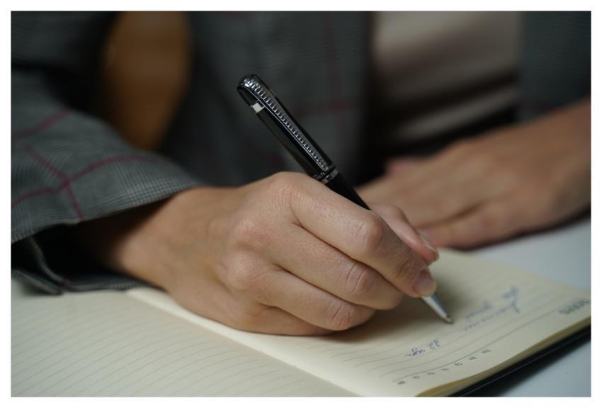 Hand Writing Notebook Pen