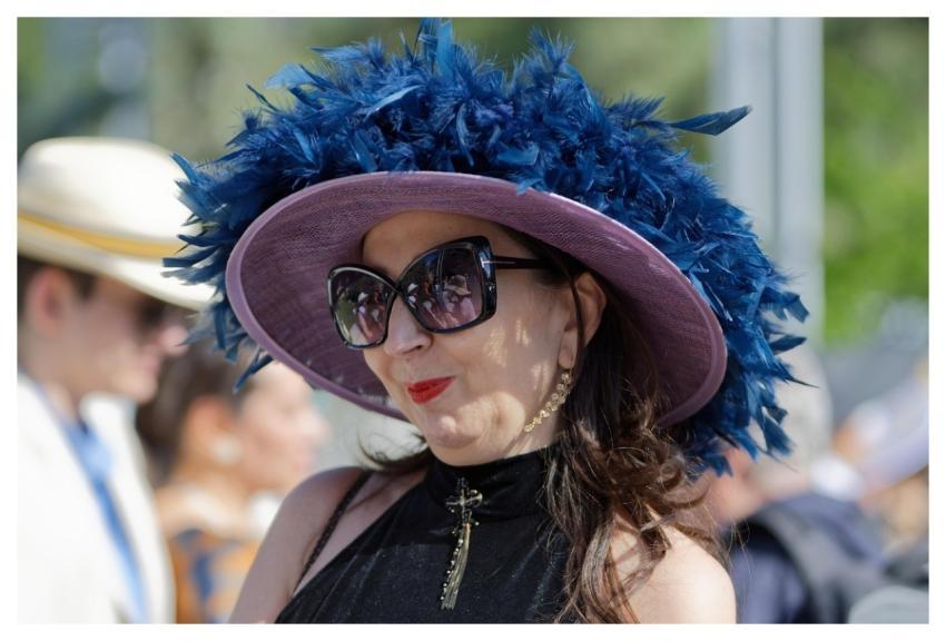 Woman Elderly Hat Makeup