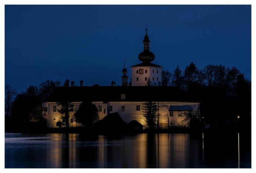 Castle Night Darkness Lighting