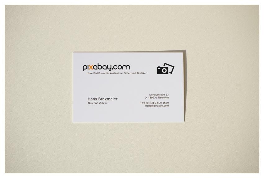Business Card Pixabay Company Address