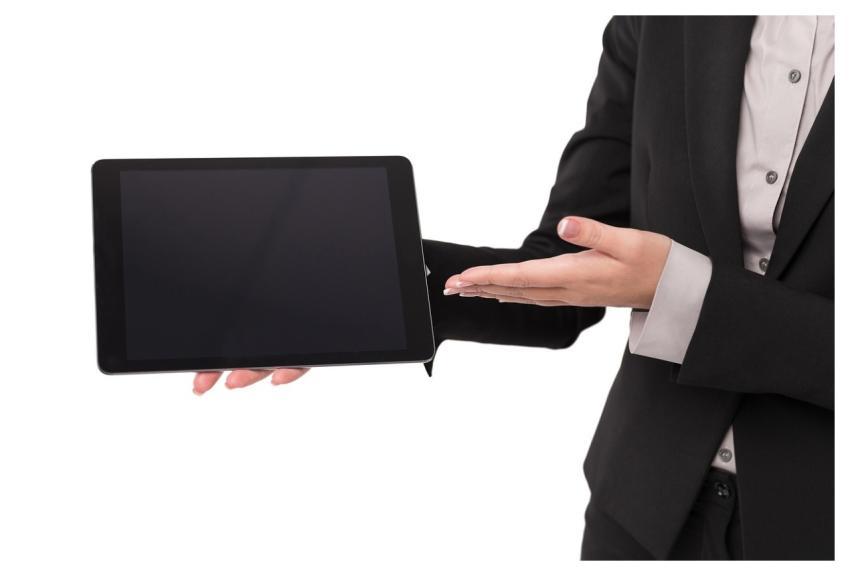 Business Woman Computer Occupation Working