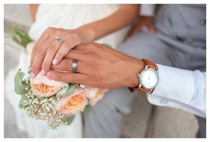 Bride Couple Groom Hands