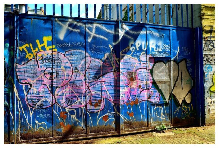 Graffiti Art Urban Art Factory Gate