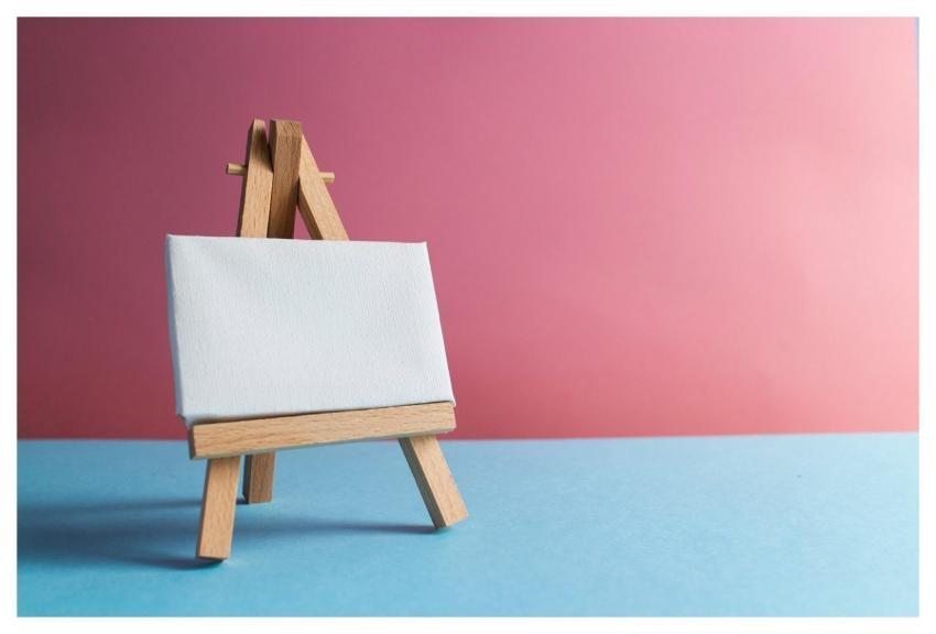 Canvas Easel Board Art