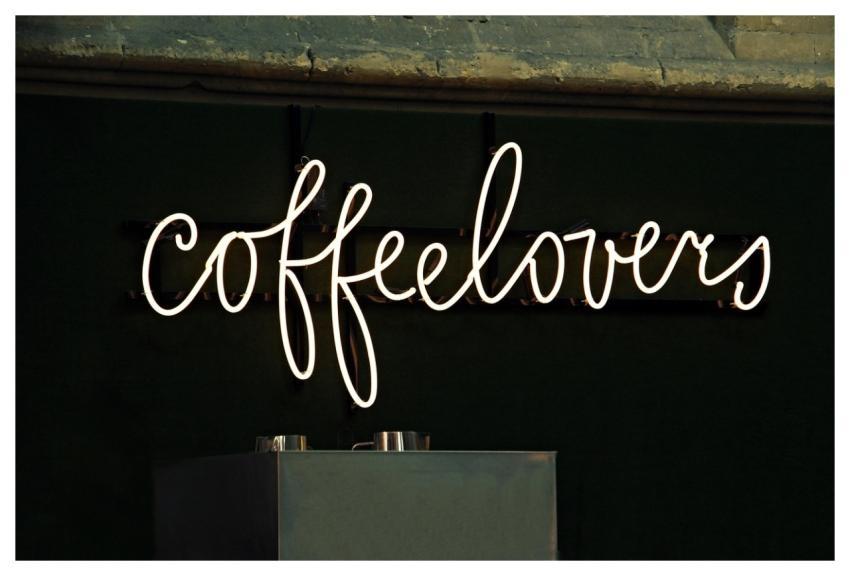 Neon Sign Coffee Lovers Coffee Coffee Shop