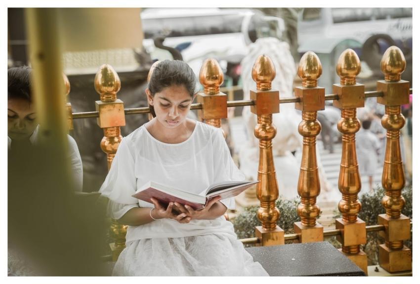 Girl Book Reading Student