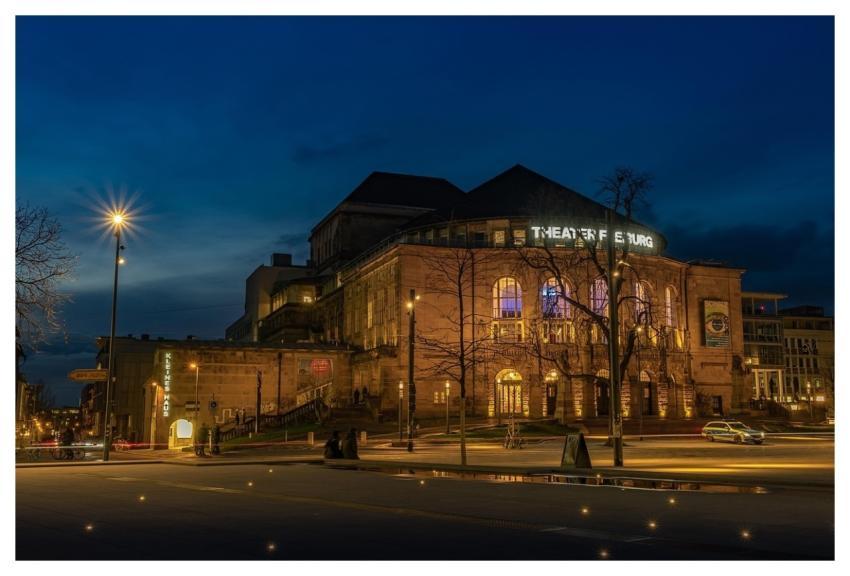 Building Architecture Illuminated City Lights