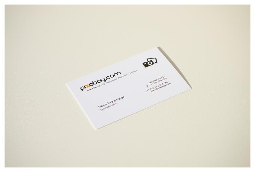 Business Card Pixabay Company Address