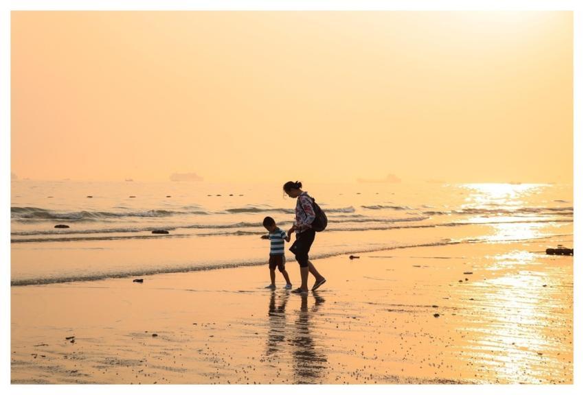 Beach Motherhood Love Mother