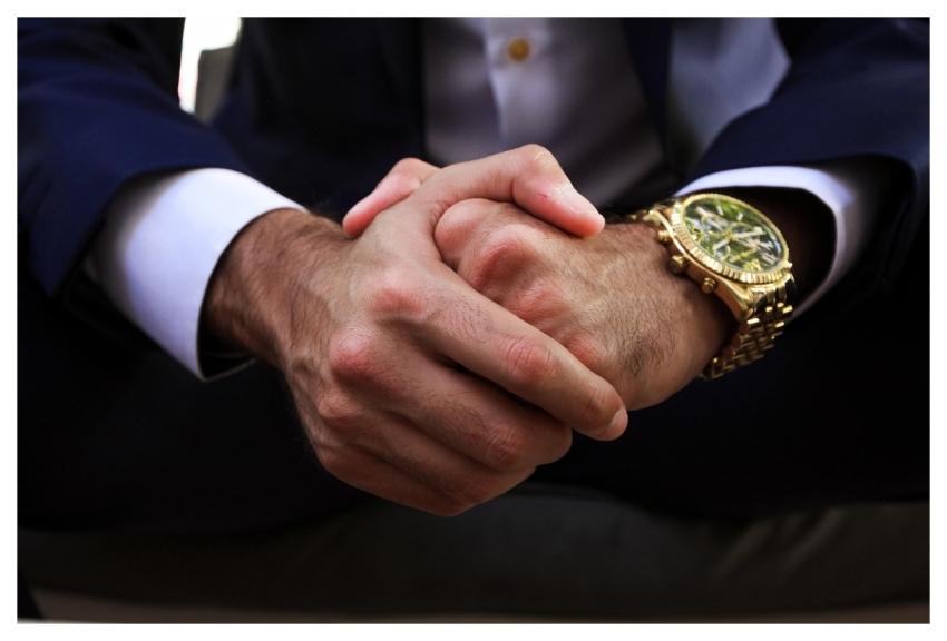 Hands Clock Business Time