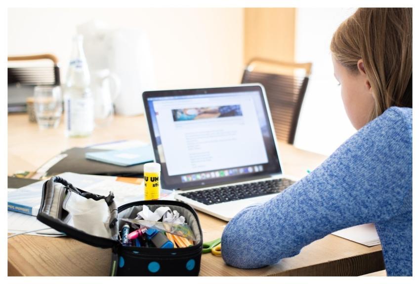 Girl Laptop School Supplies Student