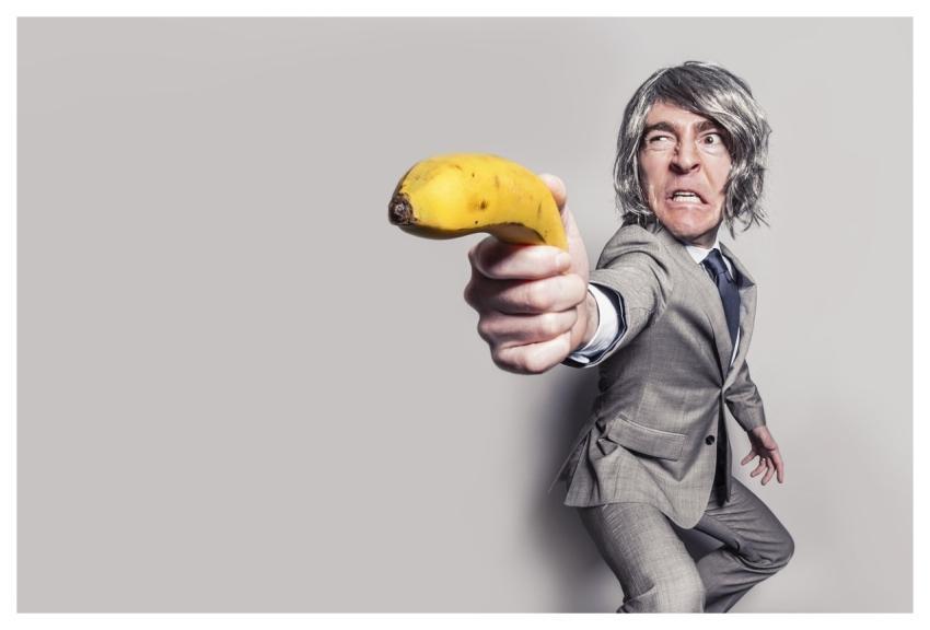 Suit Business Man Banana Business