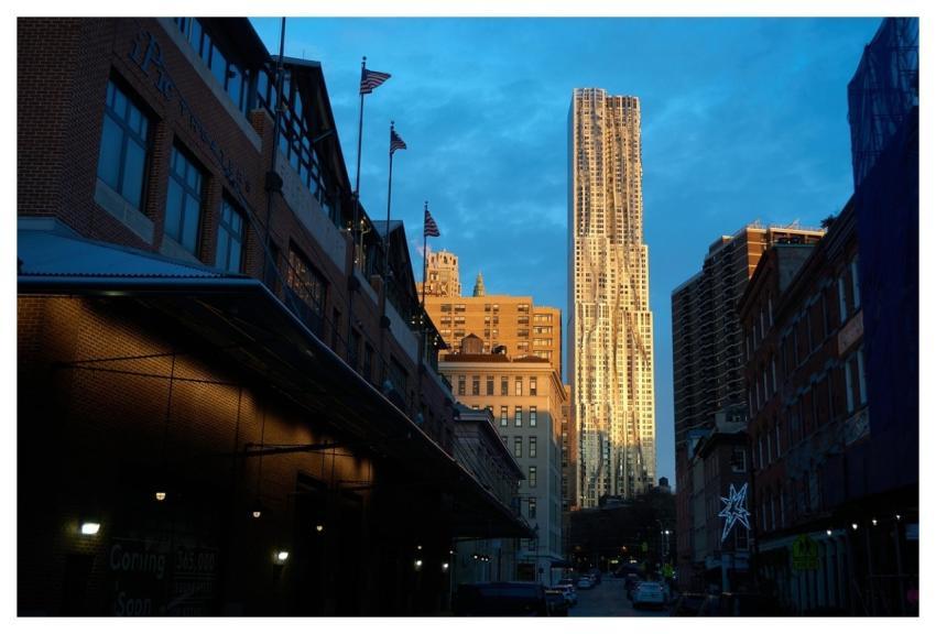 Sunrise Morning Spruce Street Skyscraper