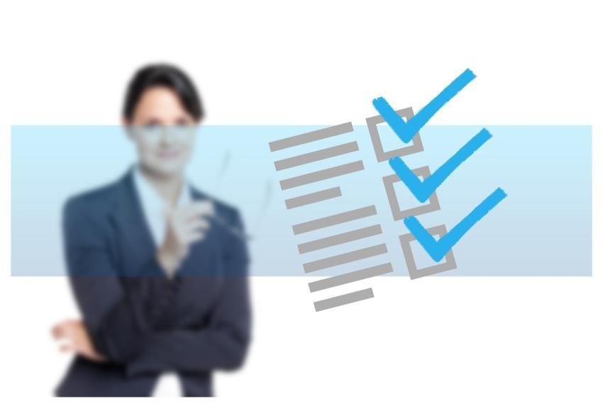 Business Businesswoman Hook Check Mark