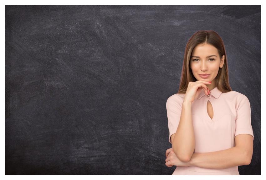 Woman Teacher Model Board