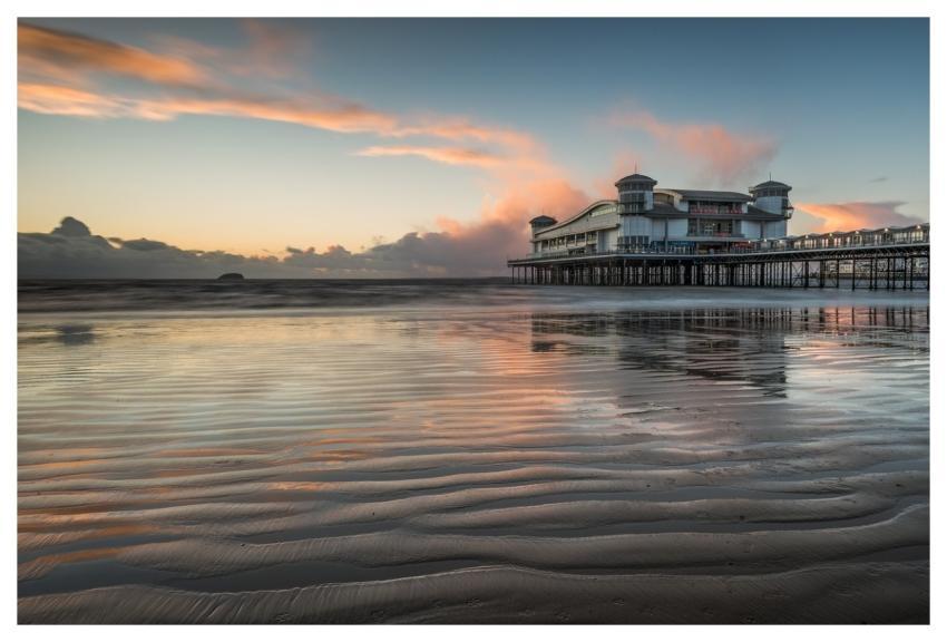 Pier Sunset Coast Weston