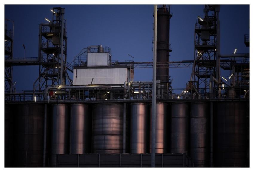 Industry Building Chimney Exhaust