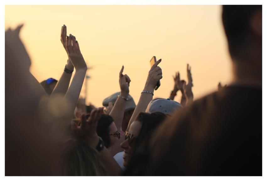 Hands Crowd Dancing Eurovision