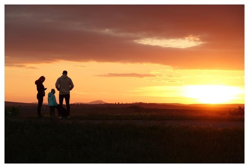 Sunset Sky Dusk Family