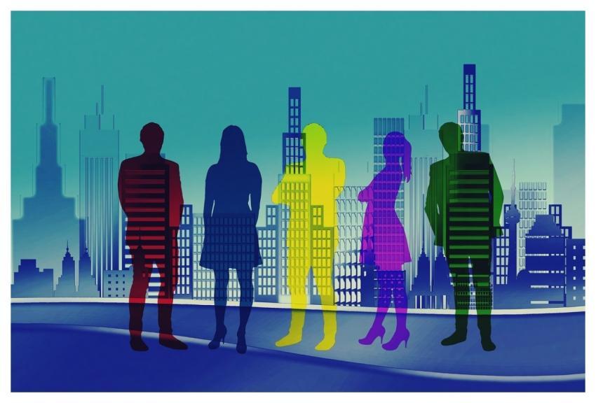 Business People Merchants People Skyline