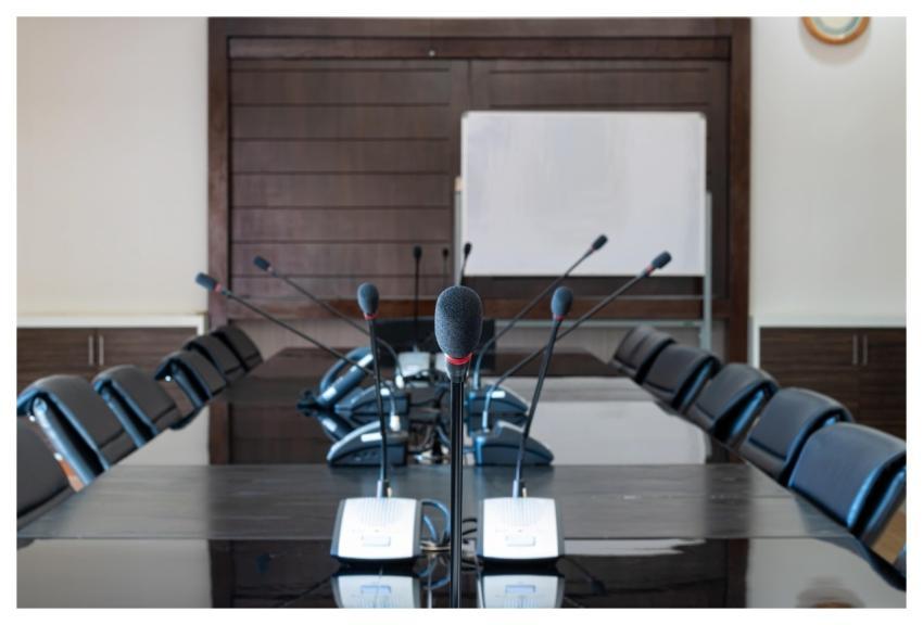 Chair Microphone Business Kaweewatt