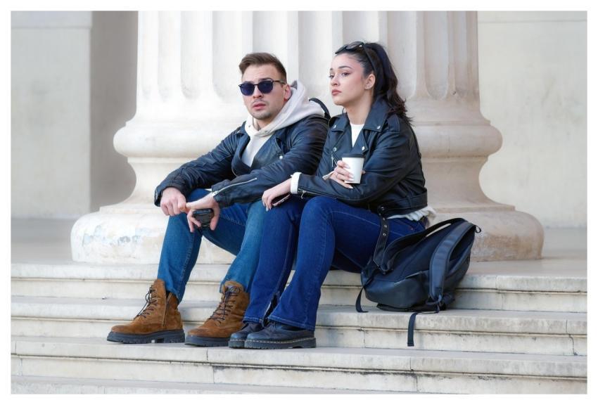 People Young Coup Sitting