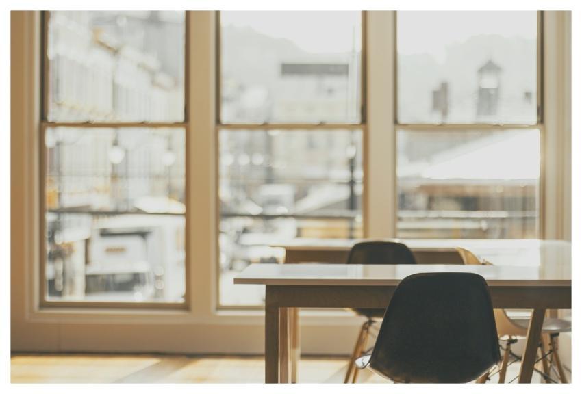 Corporate Building Window Shield