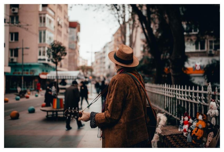 Street Guitar Musician Music