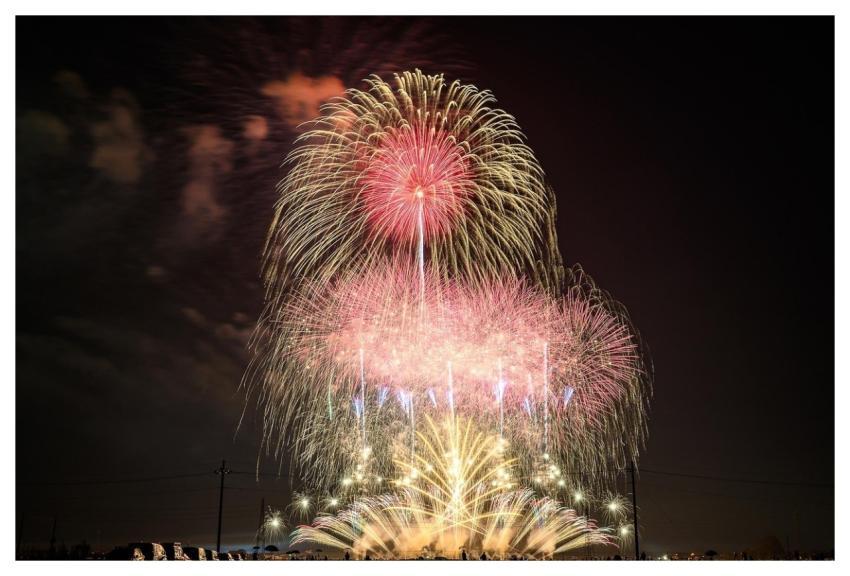 Fireworks Night Sky Colorful