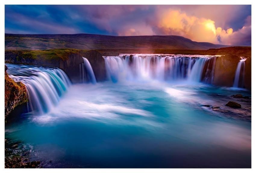 Godafoss Iceland Waterfall Falls
