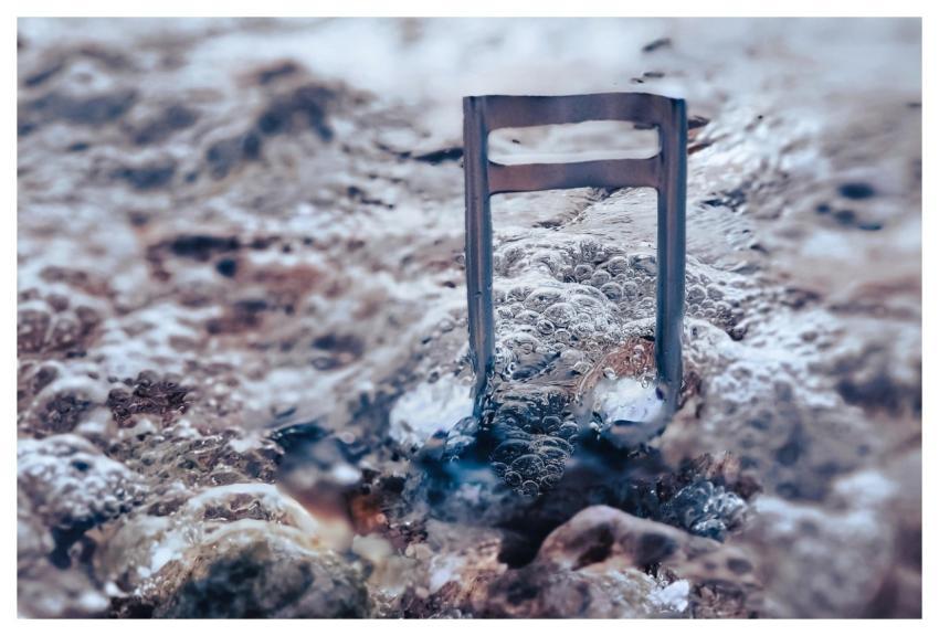 Music Note Sea Water Sculpture