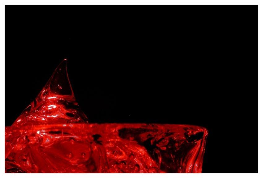 Abstract Drop Red Black Abstract