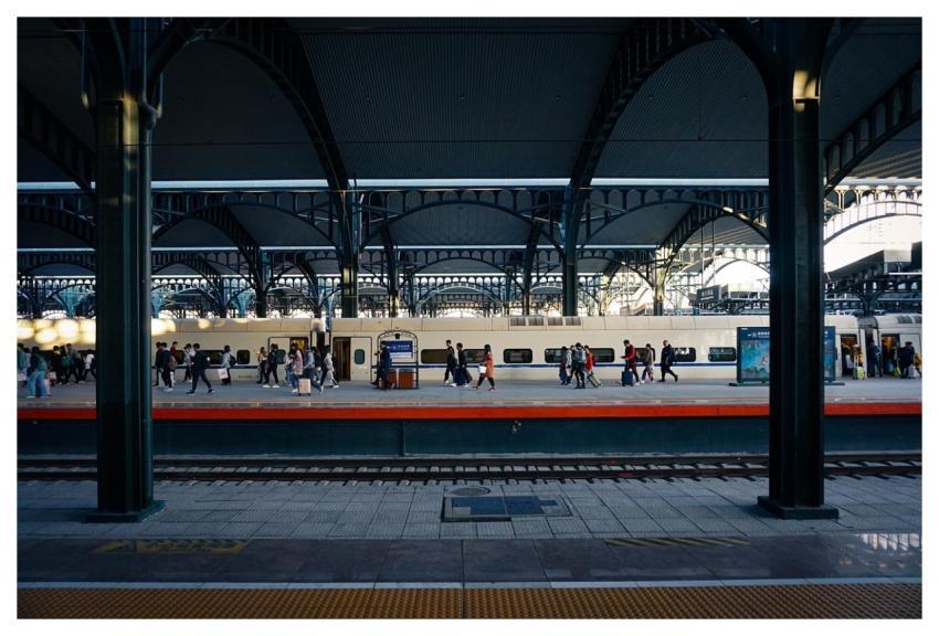 Railway Train Platform Railway Platform Harbin