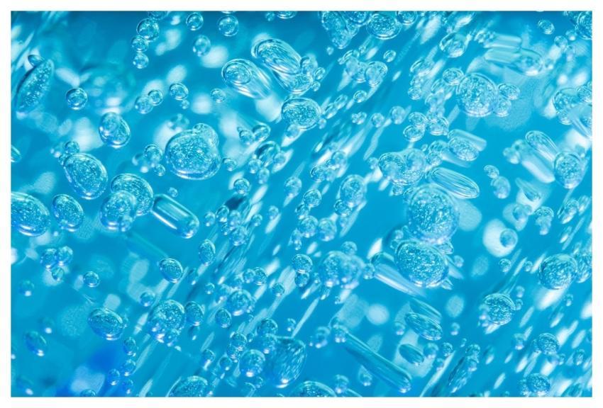 Abstract Glass Color Image Blue Abstract