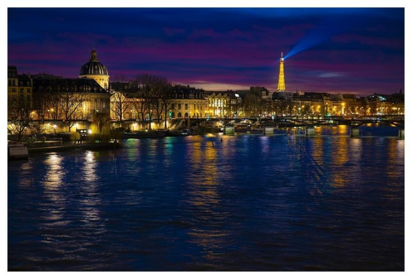 Paris Night Scene France