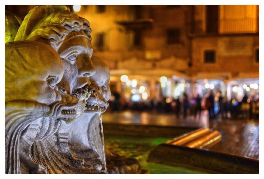 Moor Fountain Rome Fontana Del Moro Piazza Navona