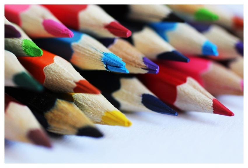 Color Pencils Crayons Colorful Drawing