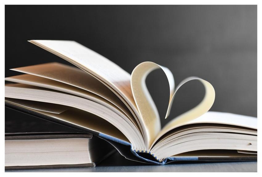 Books Heart Pages Literature
