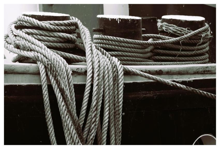 Boat Rope Bunches Ropes