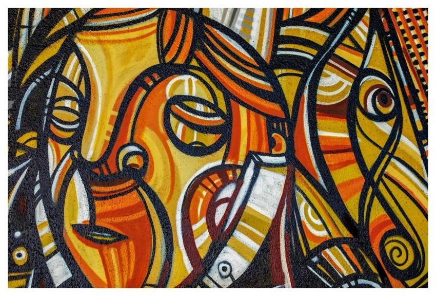 Graffiti Art Painting Colour