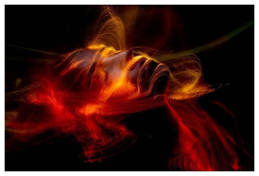 Woman Free Wallpaper Face Light Painting