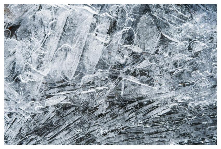 Ice Frozen Glacial Frozen Brook