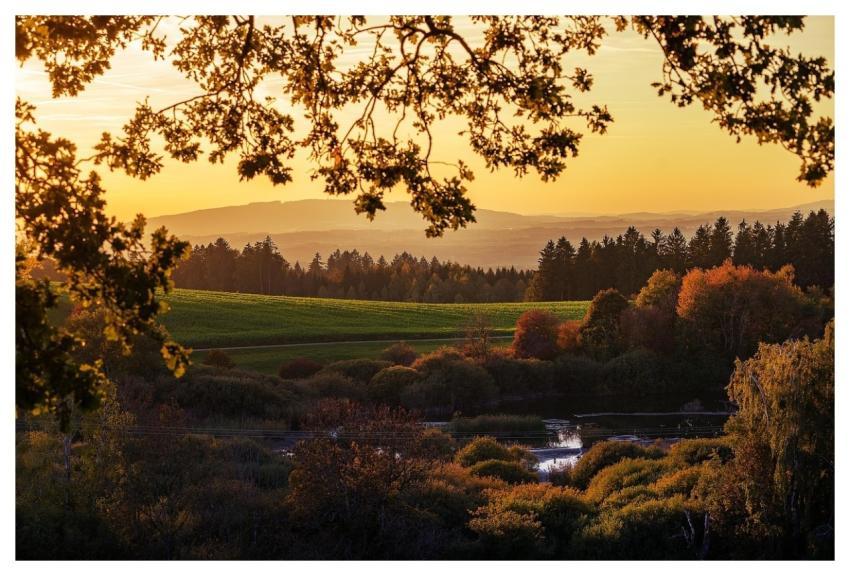 Nature Landscape To Sunbathe Sunset