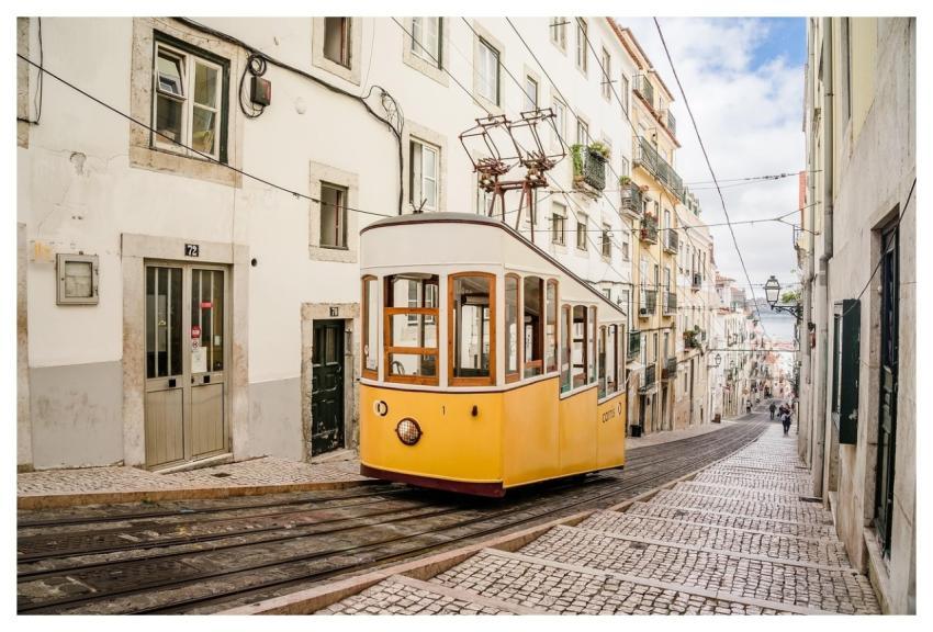 Lisbon Tram Portugal Means Of Transport